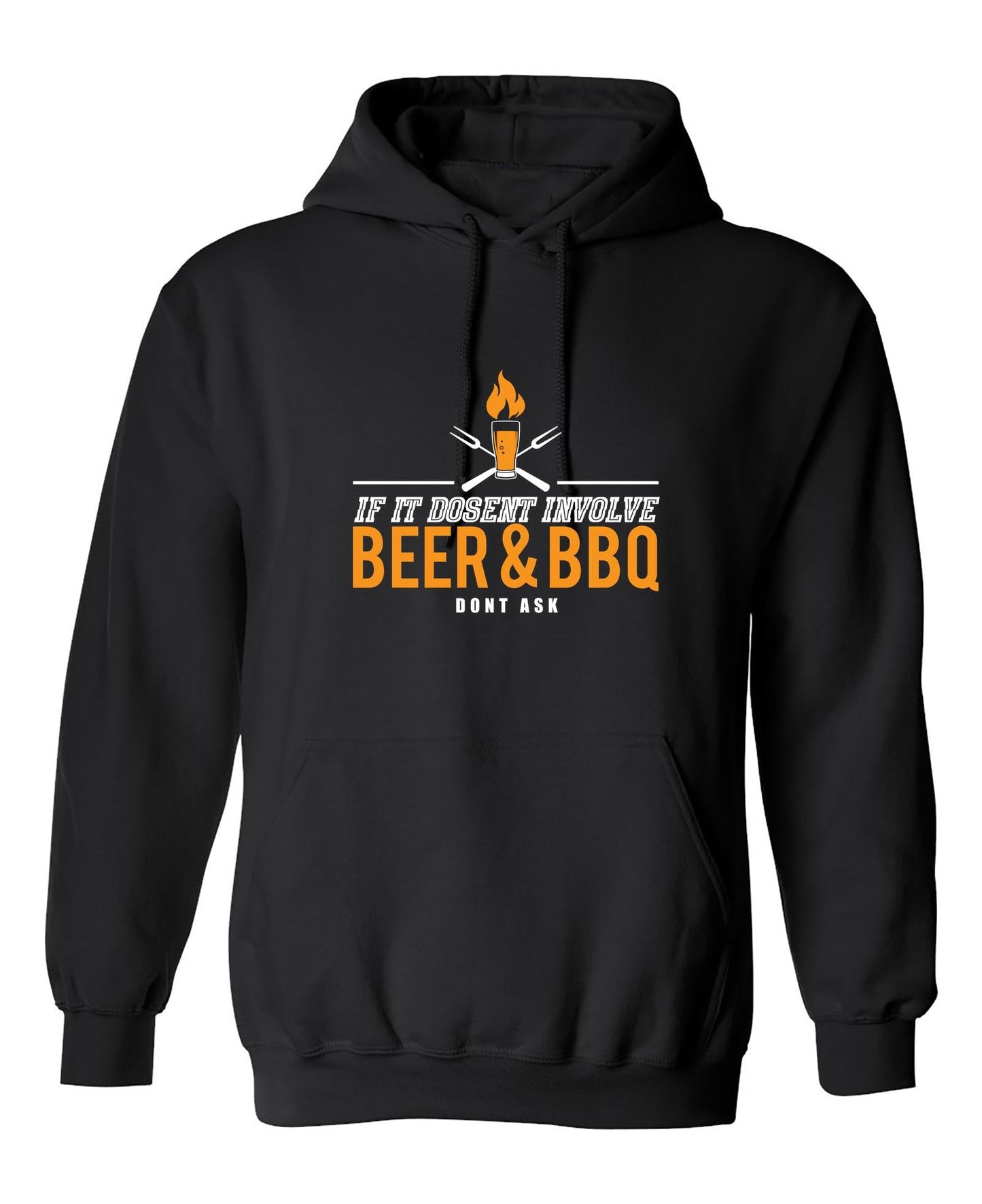 Funny T-Shirts design "If It Doesn't Involve Beer and BBQ, Don't Ask"