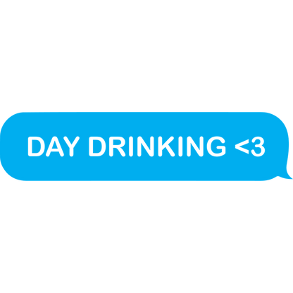 Funny T-Shirts design "Day Drinking <3 Heart Shirt"