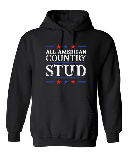 Funny T-Shirts design "All American Country Stud"