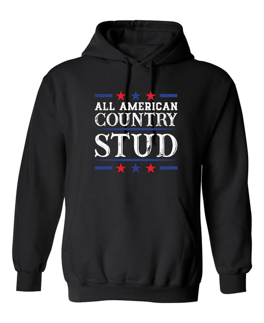 Funny T-Shirts design "All American Country Stud"