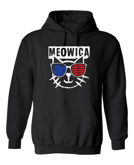 Funny T-Shirts design "Meowica,  4th of Jly Shirt"