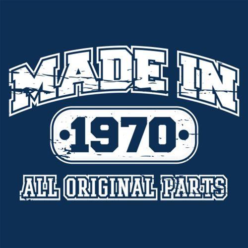 Made in 1970 All Original Parts - Roadkill T Shirts
