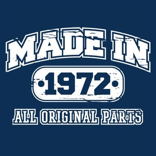 Made in 1972 All Original Parts T-Shirt