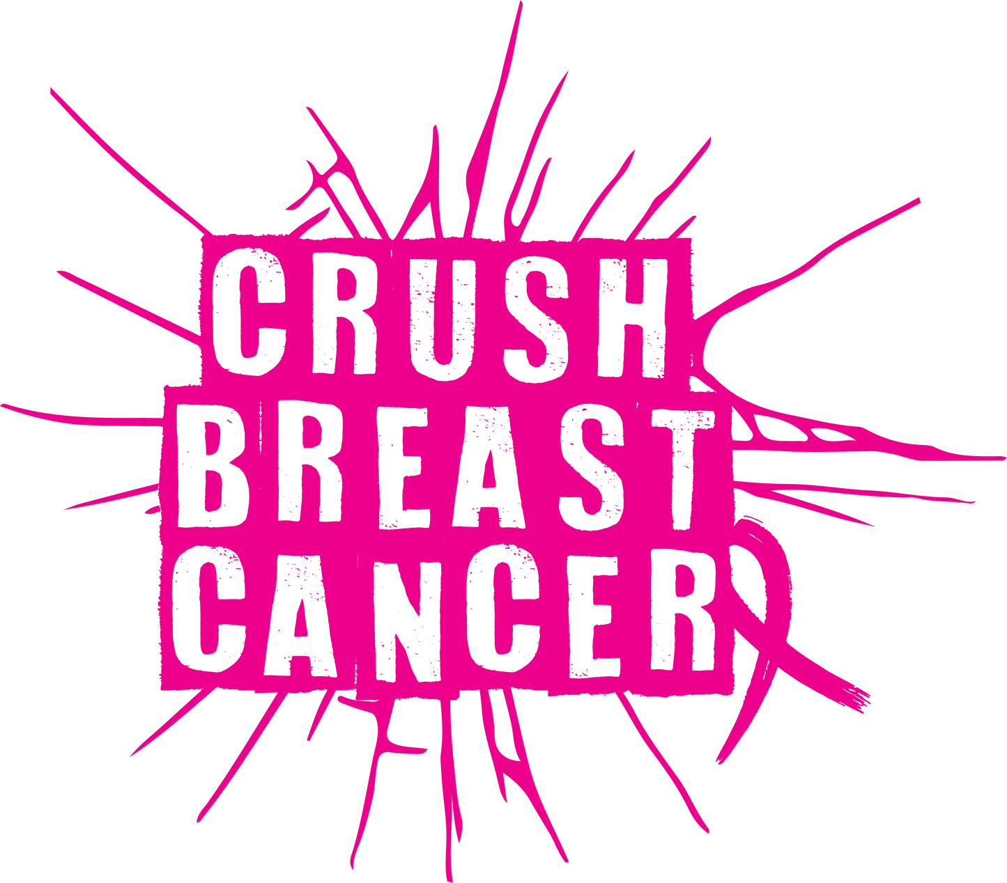 Crush Breast Cancer, T Shirt