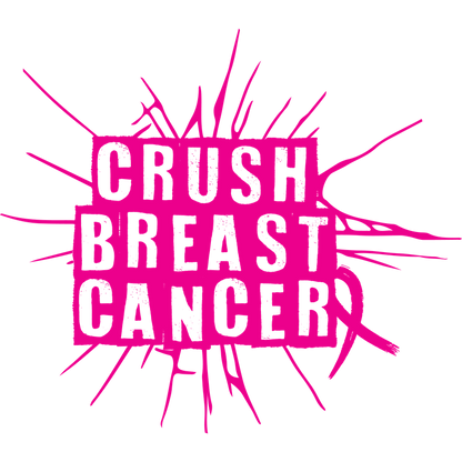 Funny T-Shirts design "Crush Breast Cancer, T Shirt"