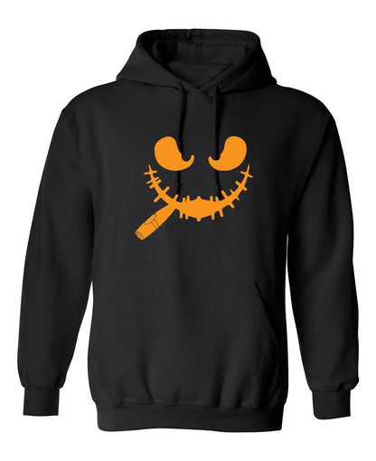 Funny T-Shirts design "Pumpkin Having Cigar T Shirt"