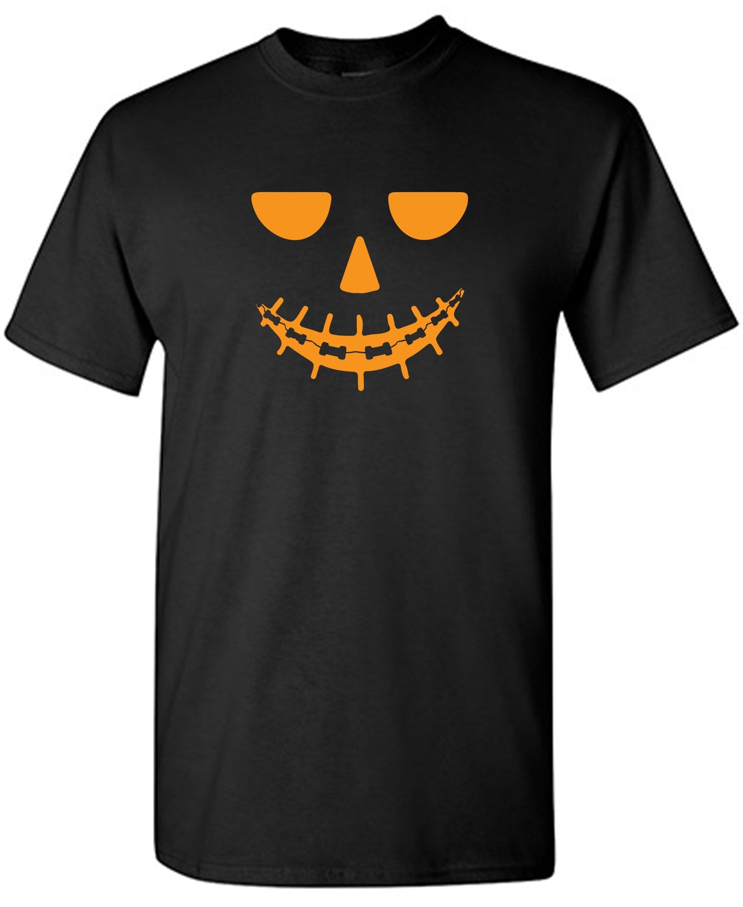 Pumpkin Braces Tee - Funny Graphic T Shirts