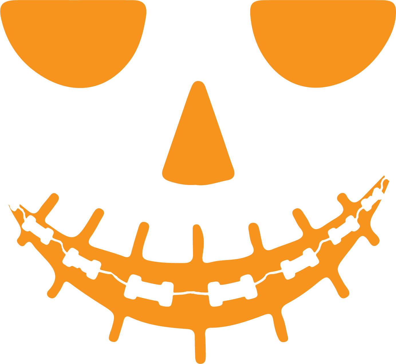 Pumpkin Braces Tee