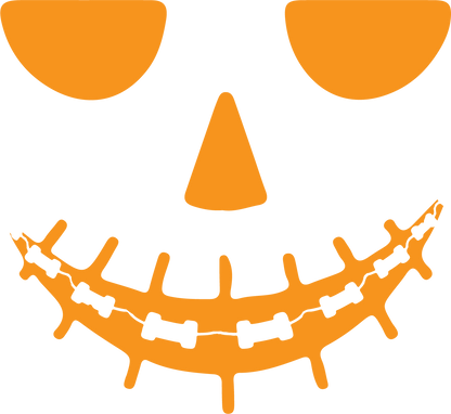 Pumpkin Braces Tee