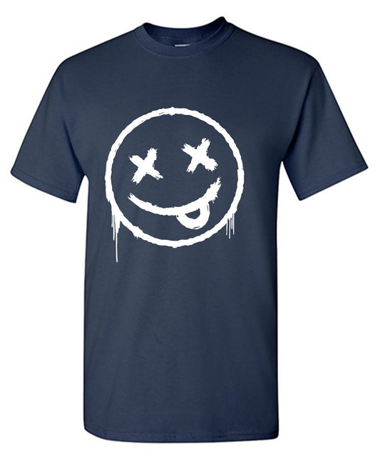 Smile X Eyes Emoji Graphic Tee