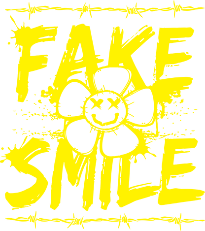 Fake Smile, X Eyes Graphic Tee
