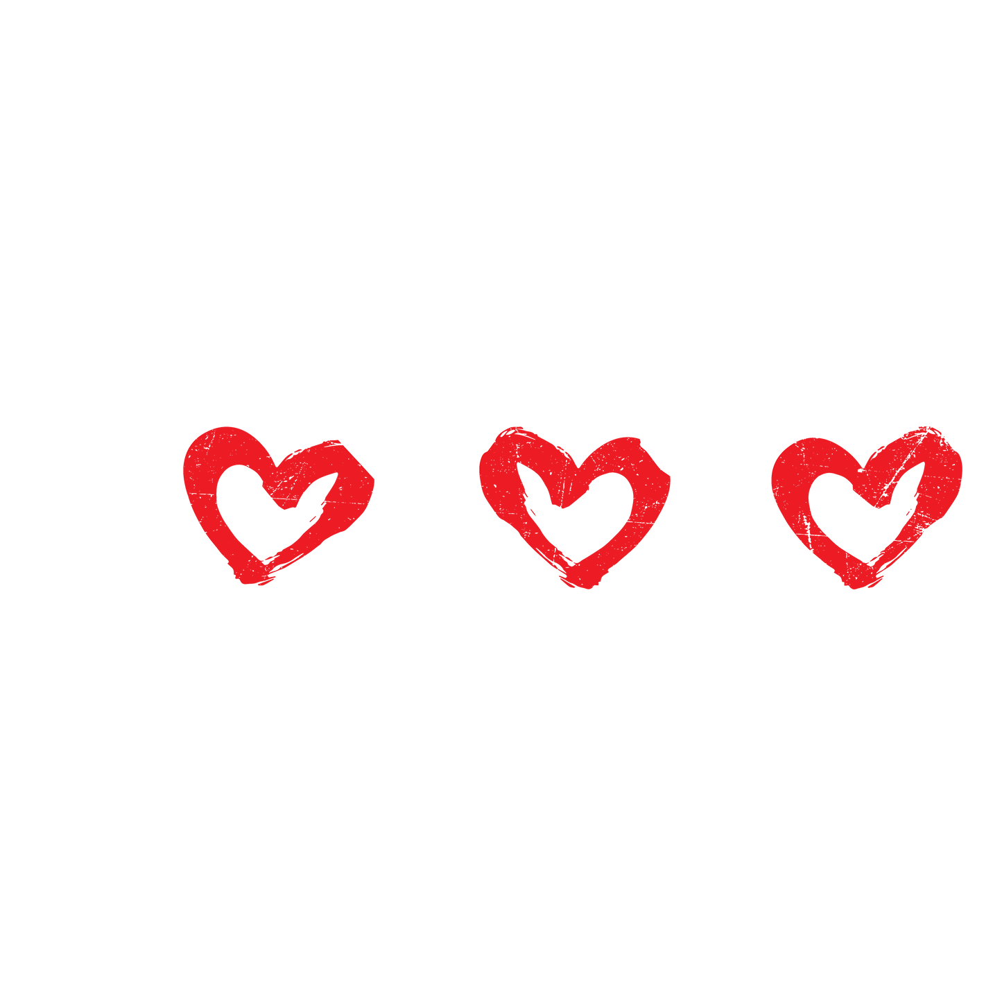 XOXOXO Hearts Valentine Day Tee