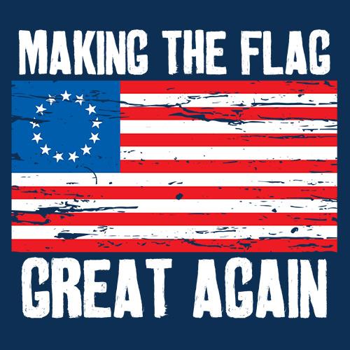 Betsy Ross Making The Flag Great Again T-Shirt