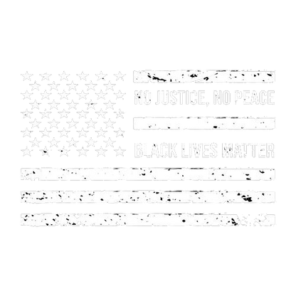 Flag No Justice No Peace T-Shirts
