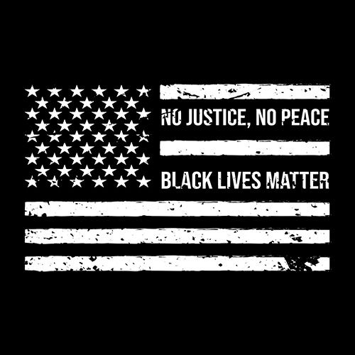 Flag No Justice No Peace T-Shirt