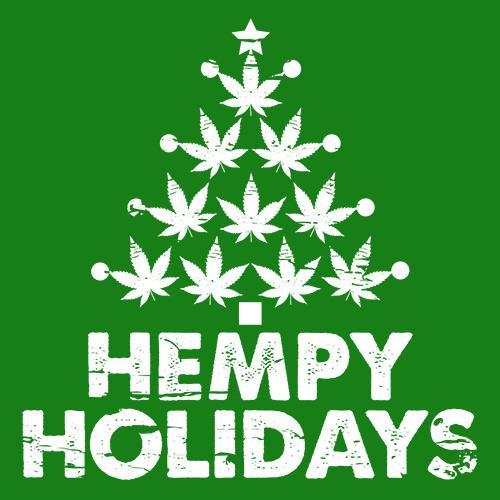 Hempy Holidays T-Shirt | Funny Tees