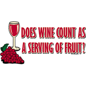 Does Wine Count As A Serving Of Fruit? - Roadkill T Shirts