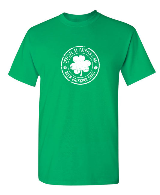 Official St. Patrick's Day Beer Drinking Shirt