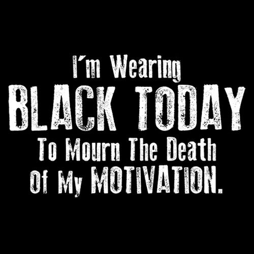 I'm Wearing Black Today To Mourn T-Shirt