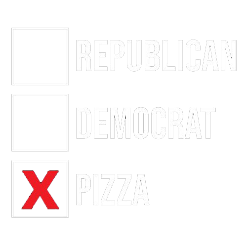 Republican Democrat Pizza - Roadkill T Shirts