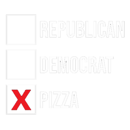 Republican Democrat Pizza - Roadkill T Shirts