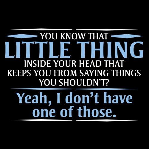 You Know The Little Thing Inside Your Head T-Shirt - Roadkill T Shirts