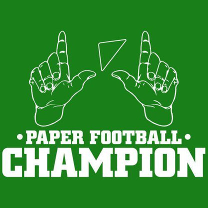 Paper Football Champion - Roadkill T Shirts