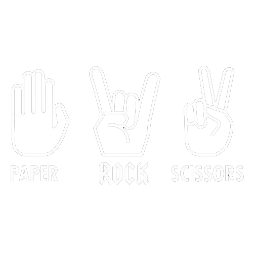 Paper Rock Scissors Sign Language - Roadkill T Shirts