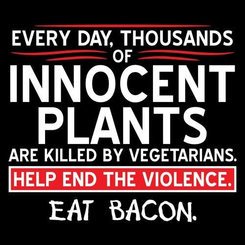 Thousands Of Innocent Plants Are Killed T-Shirt - Roadkill T Shirts