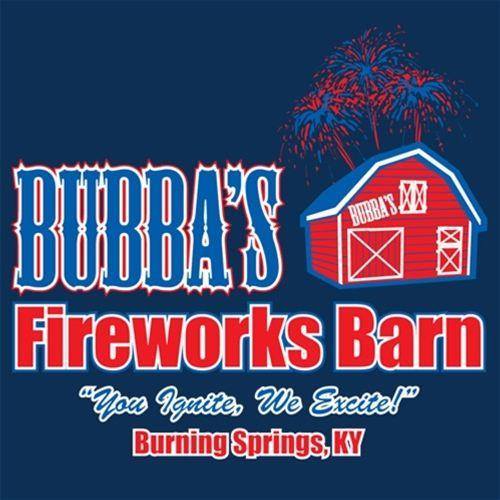 Bubba's Fireworks Barn Burning Springs - Roadkill T Shirts