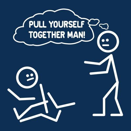 Pull Yourself Together Man - Roadkill T Shirts