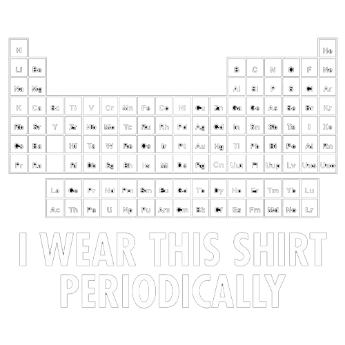 I Wear This Shirt Periodically - Roadkill T Shirts