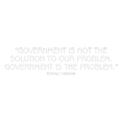 Goverment Is Not The Solution To Our Problem Goverment Is The Problem - Roadkill T Shirts