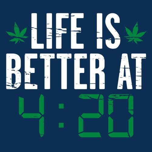 Life IS Better At 4:20 - Roadkill T Shirts