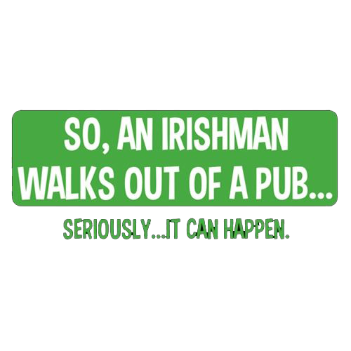 So An Irishman Walks Out Of A Pub Seriously It Can Happen - Roadkill T Shirts