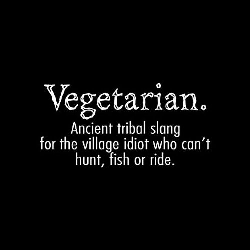 Vegetarian Ancient Tribe Slang T-Shirt