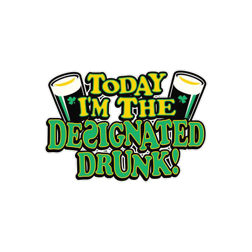 Today I'm The Designated Drunk - Roadkill T Shirts